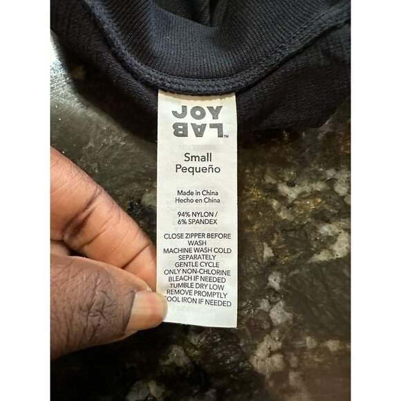 Women's Seamless Fitted Full Zip Jacket - JoyLab Crop Workout Gym Activewear S - Picture 7 of 11